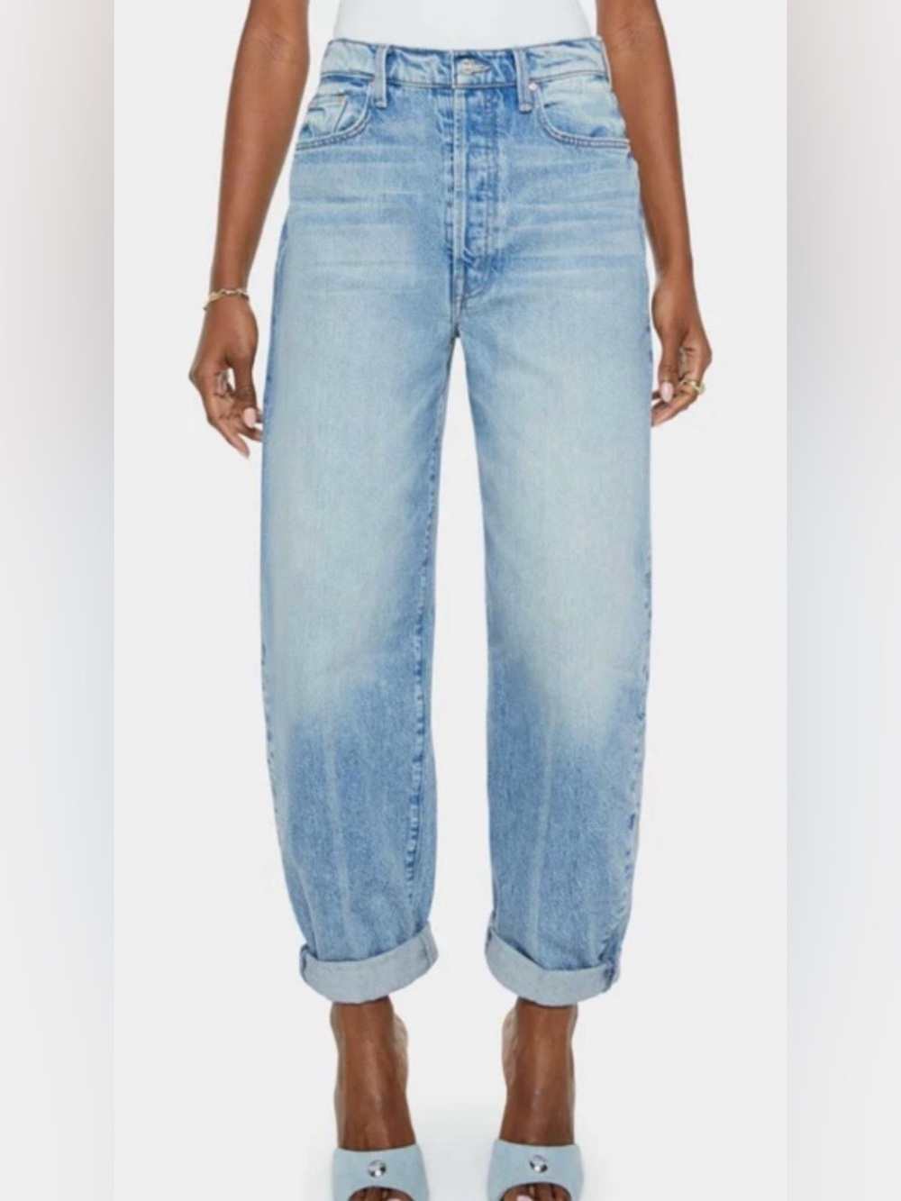 MOTHER The Fangirl Button Skimp Cuff Size 28 NWT